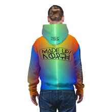Load image into Gallery viewer, Made Up North All Over Print Terrycloth Zipper Hoodie
