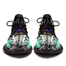 Load image into Gallery viewer, OST Unisex Black Breathable Lace-up Sneakers