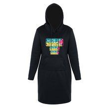 Load image into Gallery viewer, OST Women's Long Sleeve Hoodie Pocket Mini Dress