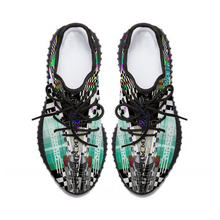 Load image into Gallery viewer, OST Unisex Black Breathable Lace-up Sneakers