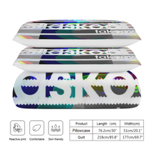 Load image into Gallery viewer, OST 3 Pieces Queen Size Bedding Cover Set 86" x 70"