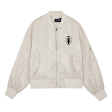 Load image into Gallery viewer, Made Up North Unisex Satin Baseball Jacket Offset Heat Transfer Print