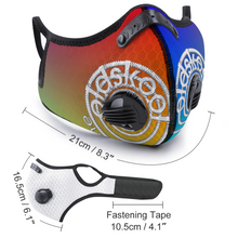 Load image into Gallery viewer, OST Face Cover Earhook Riding Face Cover with Breathing Valve Non Medical