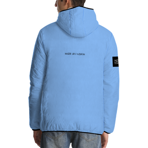 MUN Adult Windproof Hoodie Jackets Full-Zip Bubble Coats