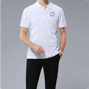 Made Up North Men's White Classic Polo Shirt Offset Heat Transfer Print