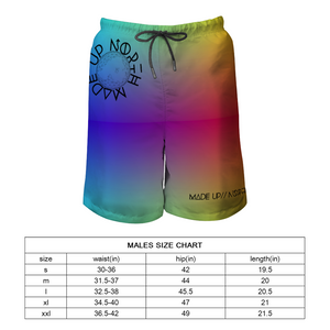 MUN Men's All Over Print Beach Shorts(Single-chip Design)