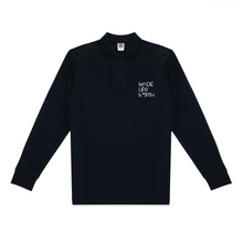 Load image into Gallery viewer, MUN Men&#39;s Black Classic Polo Shirt Offset Heat Transfer Print
