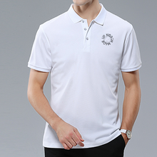 Load image into Gallery viewer, Made Up North Men&#39;s White Classic Polo Shirt Offset Heat Transfer Print
