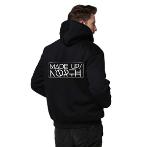 Made Up North Men's Thick Plush Zippered Hoodie